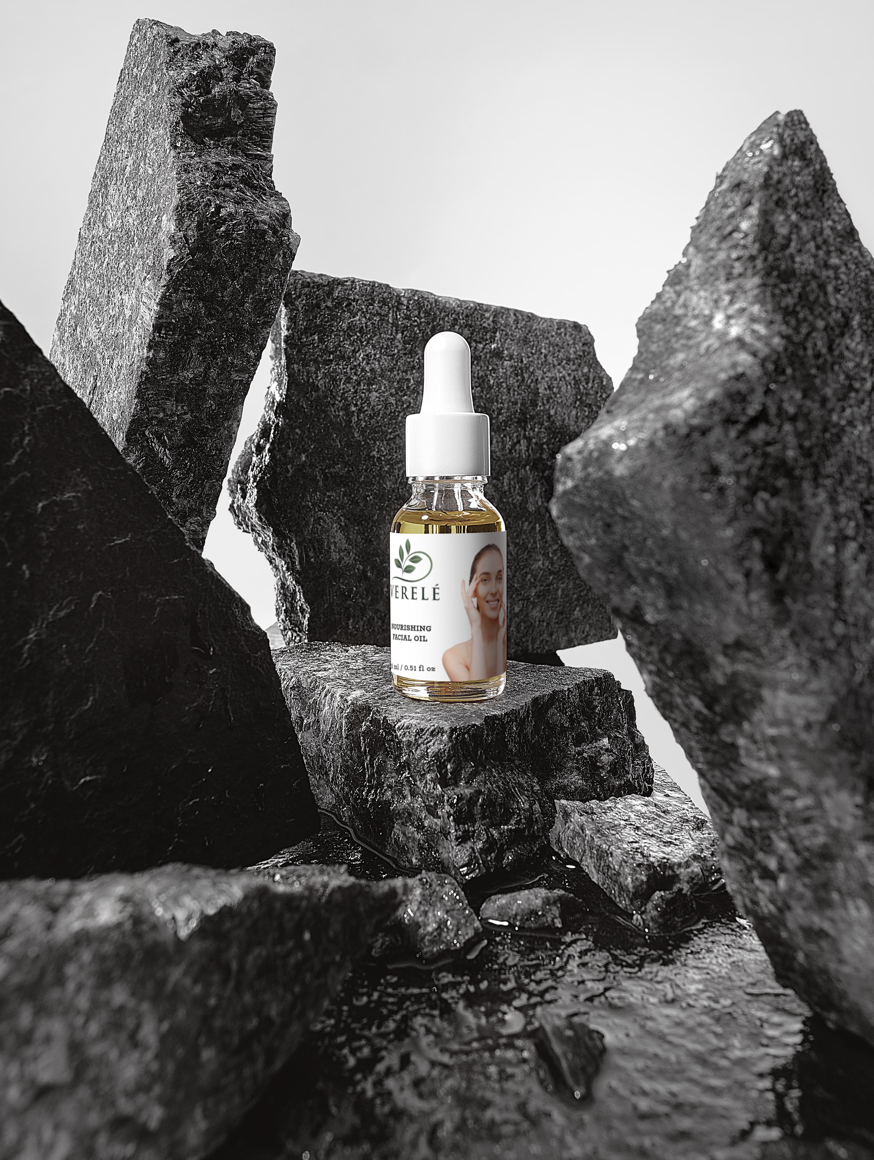 Nourishing Facial Oil with 11 Organic Certified Oils & Berry Extract – Intense Hydration & Glow – COSMOS ORGANIC Certified, Made from Natural Ingredients in Europe by Verelé, 15 ml / 0.51 fl oz - Verele