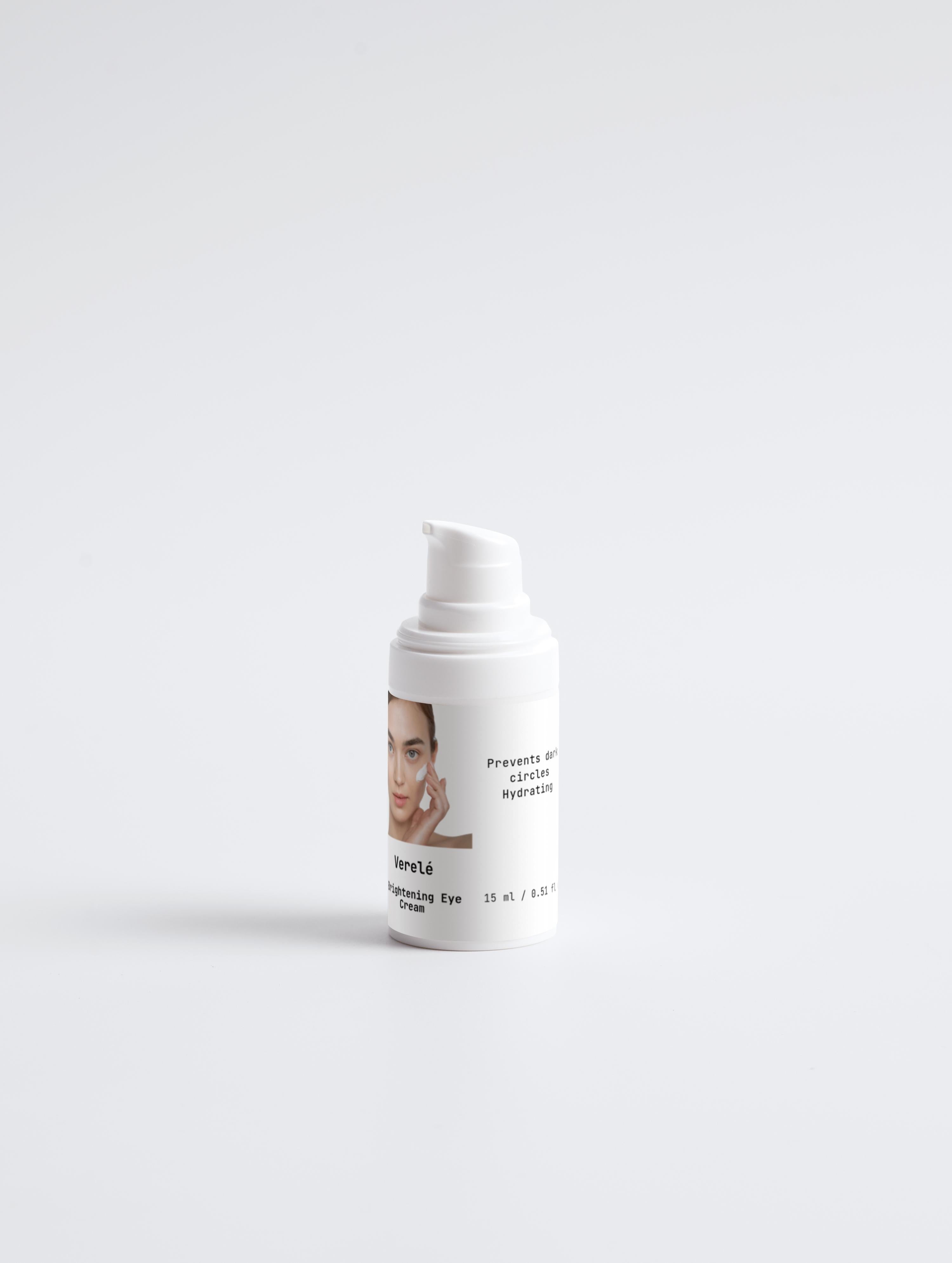 Brightening Eye Cream for Puffiness, Dark Circles & Hydration – Multi-Weight Hyaluronic Acid – COSMOS NATURAL Certified, Made in Europe by Verelé, 15 ml / 0.51 fl oz - Verele