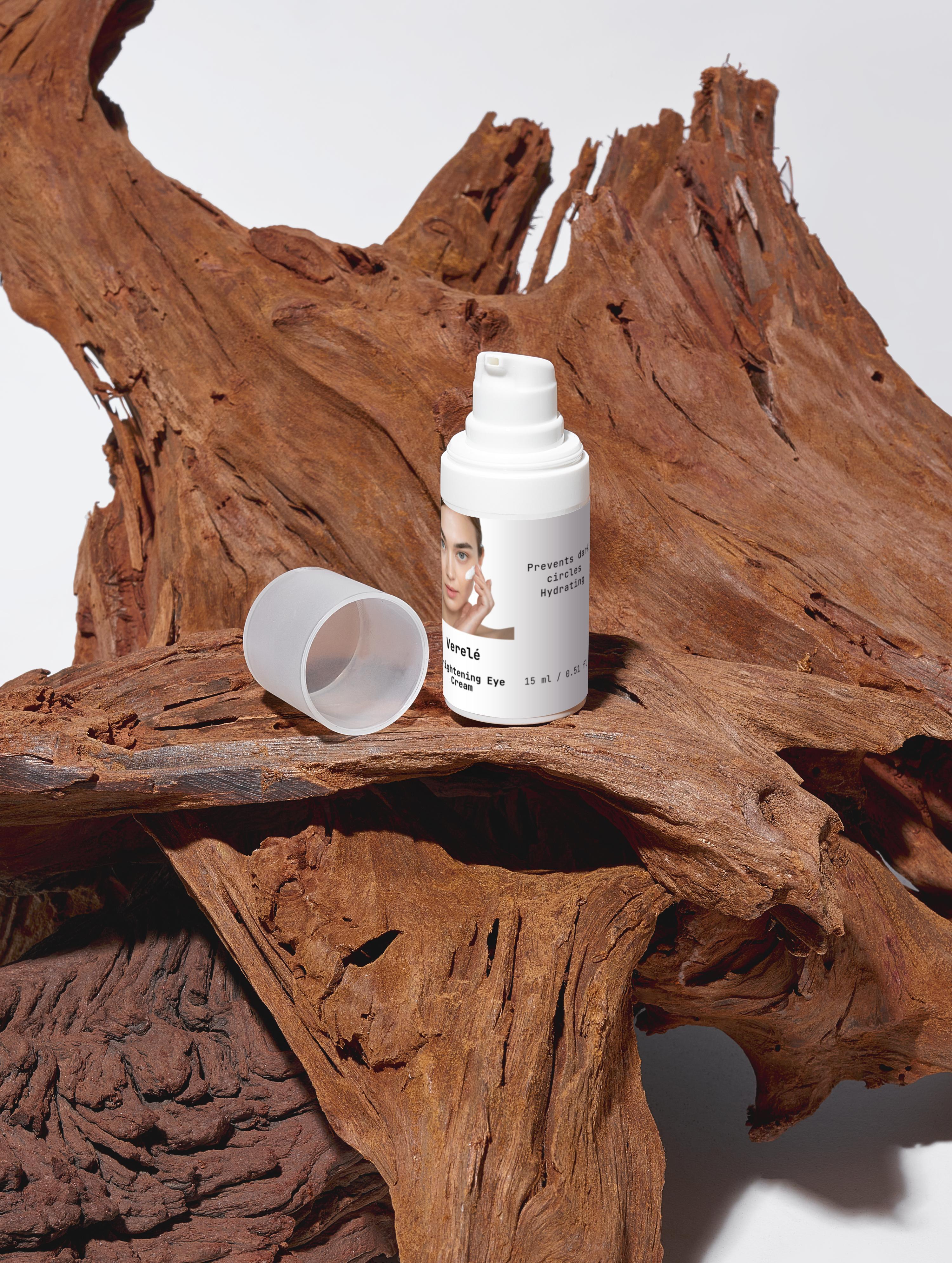 Brightening Eye Cream for Puffiness, Dark Circles & Hydration – Multi-Weight Hyaluronic Acid – COSMOS NATURAL Certified, Made in Europe by Verelé, 15 ml / 0.51 fl oz - Verele