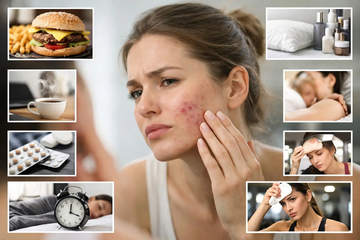 What Causes Adult Acne Flareups? 8 Common Triggers