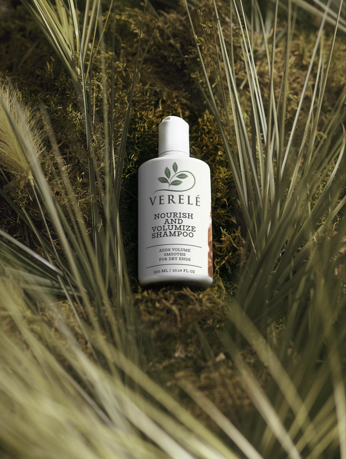 Nourish and Volumize Shampoo with Organic Betaine & Wheat Protein – Adds Volume & Softness – COSMOS NATURAL Certified, Made in Europe by Verelé, 300 ml / 10.14 fl oz - Verele