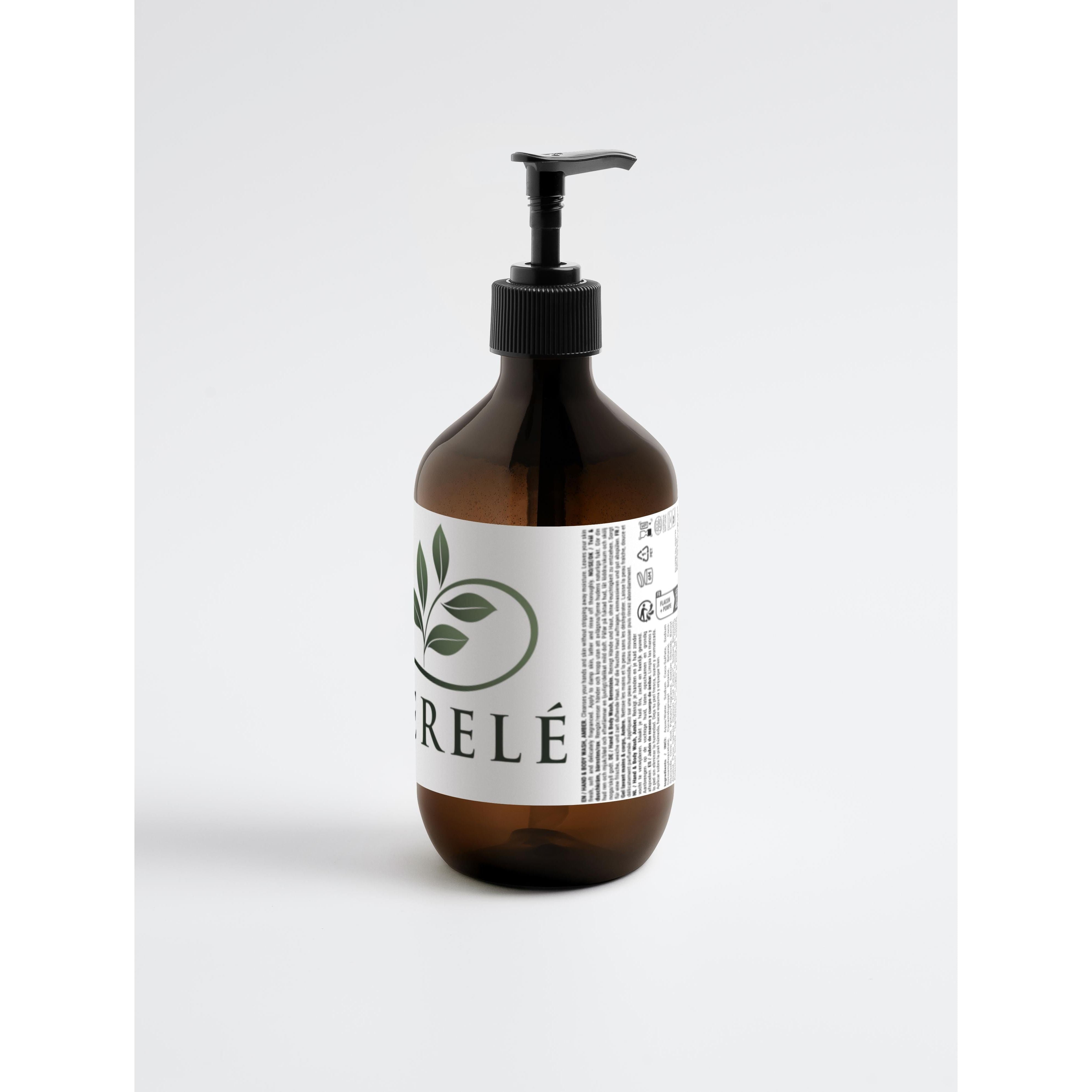 Velvety Body Wash with Organic Flower Extract & Betaine – Hydrating Vanilla & Amber Scent – COSMOS NATURAL Certified, Made in Europe by Verelé, 490 ml / 16.57 fl oz - Verele