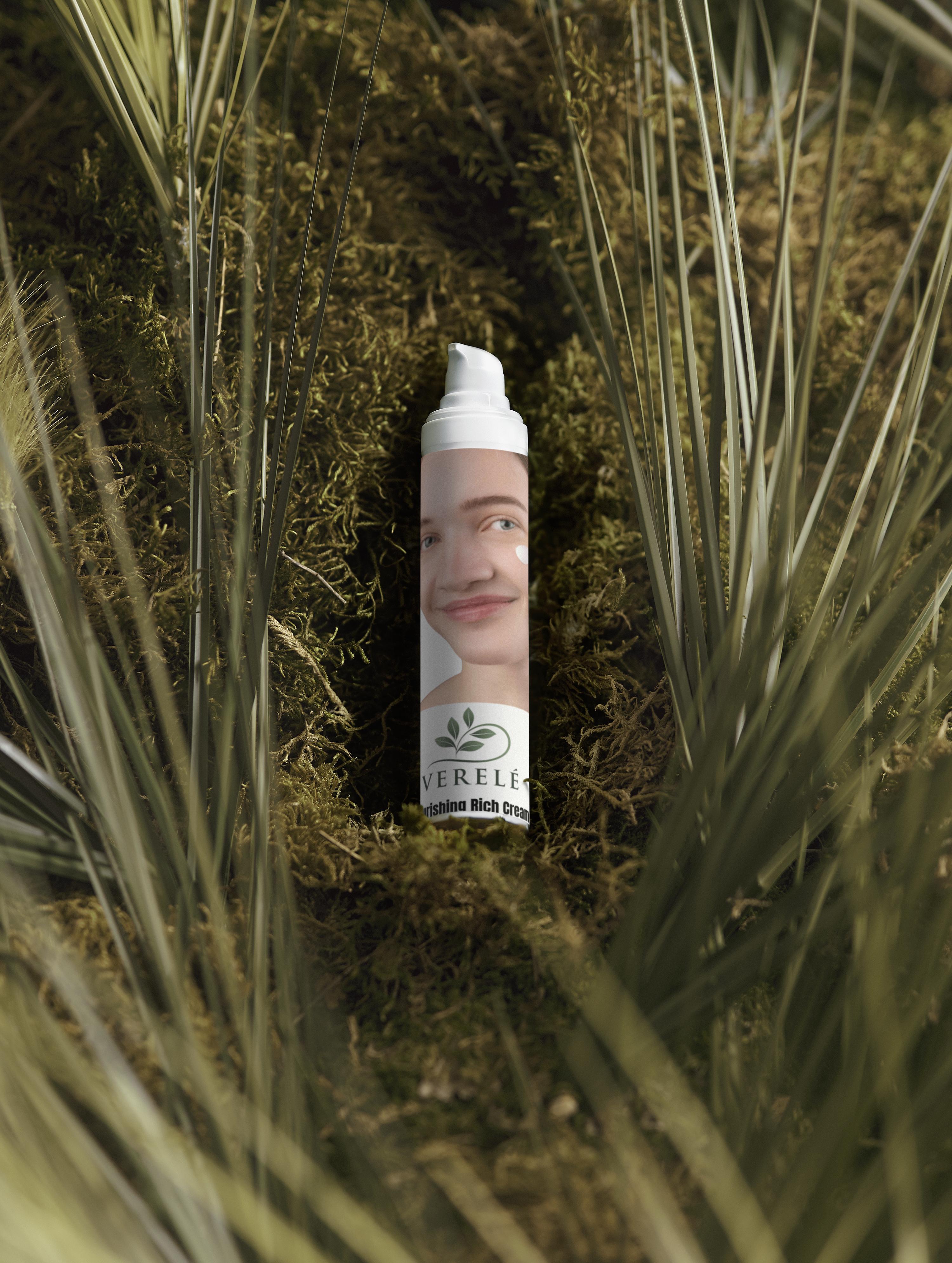 Nourishing Rich Cream with Organic Cloudberry, Shea & Cocoa Butter – Deep Hydration & Skin Barrier Protection – COSMOS NATURAL Certified, Made in Europe by Verelé, 50 ml / 1.69 fl oz - Verele