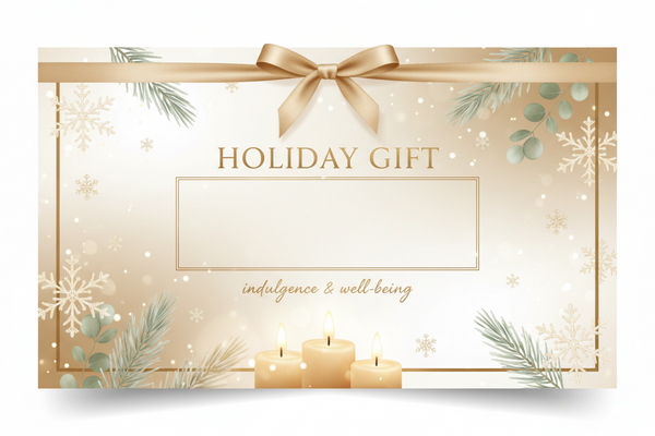 Holiday gift card design