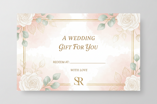 Wedding gift card design